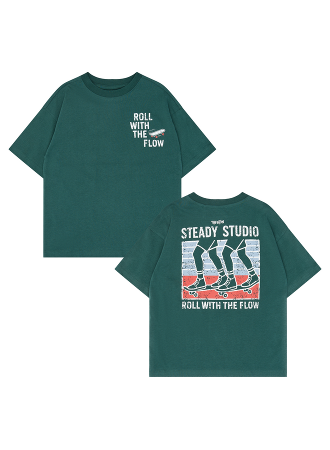 Verner oversized tee - June bug