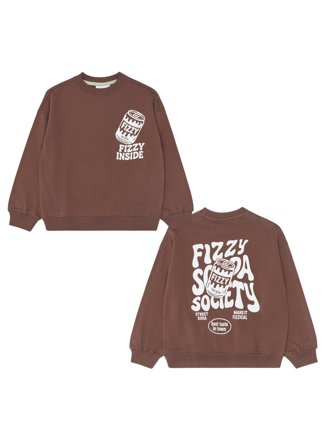 Valentino oversized sweatshirt - Chestnut