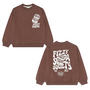 The New - Valentino oversized sweatshirt - Chestnut