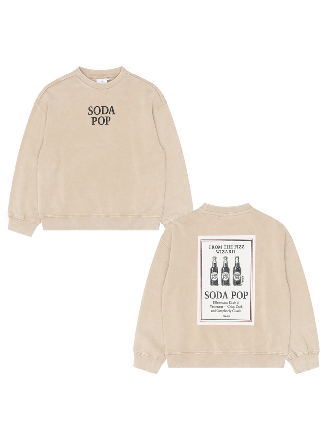 The New - Valente oversized sweatshirt - Humus