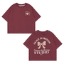 The New - Violetta oversized tee - Burgundy