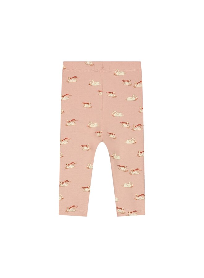 A Tiny Story - Baby pants swan - Old pink
