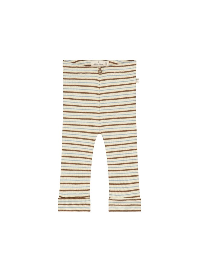 A Tiny Story - Baby pants stripes - Ivory