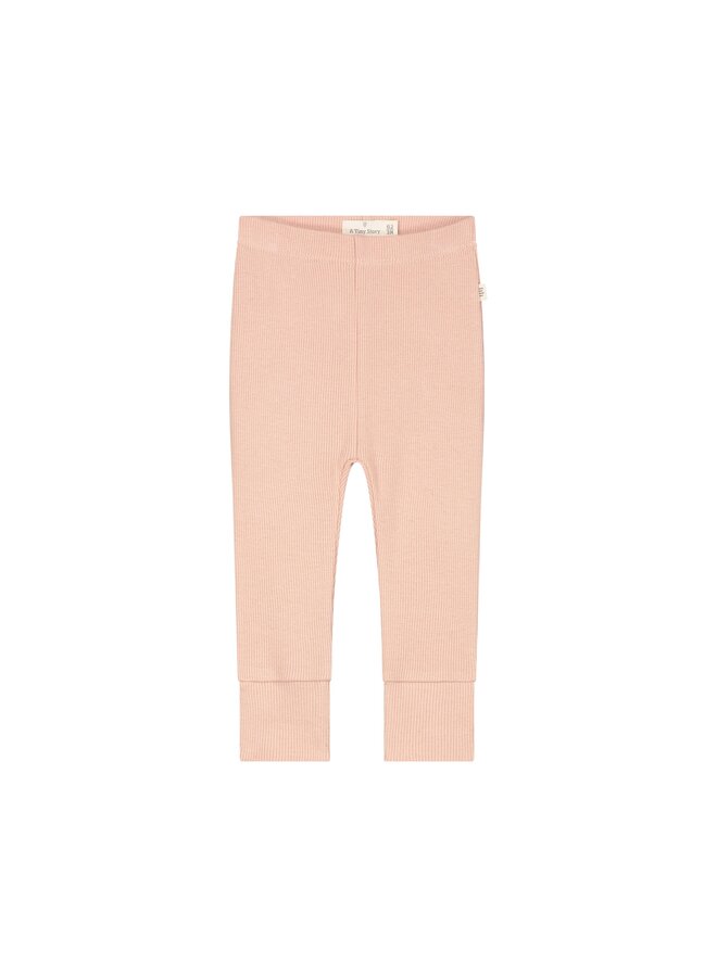 A Tiny Story - Baby pants rib - Old pink
