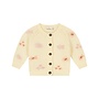 A Tiny Story - Baby cardigan flower - Ivory