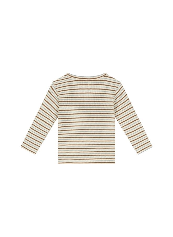 A Tiny Story - Baby t-shirt long sleeve stripes - Ivory