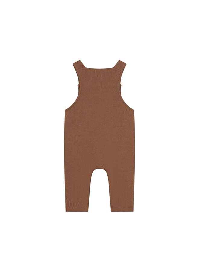 A Tiny Story - Baby dungaree - Coffee