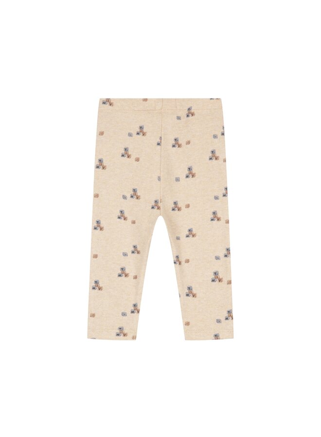 A Tiny Story - Baby pants blocks - Beige melange