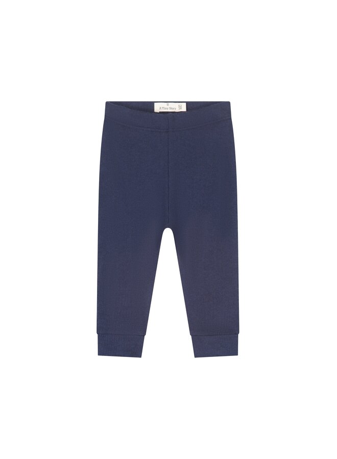 Baby pants rib - Dark blue