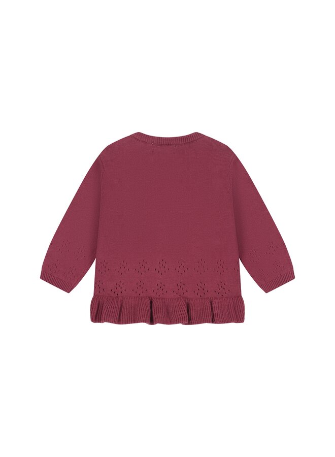 A Tiny Story - Baby pullover - Dark red