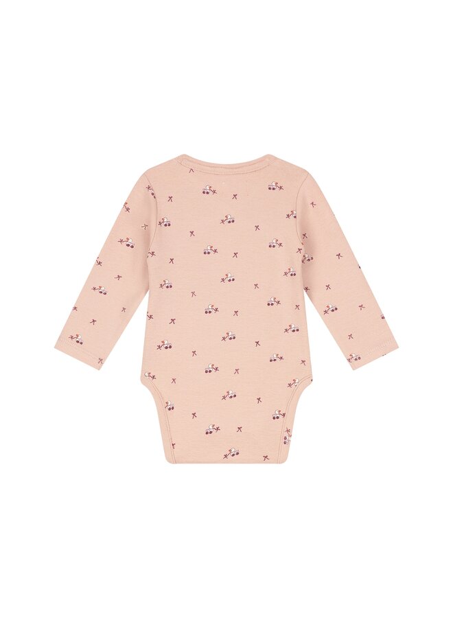 A Tiny Story - Baby romper long sleeve - Old pink