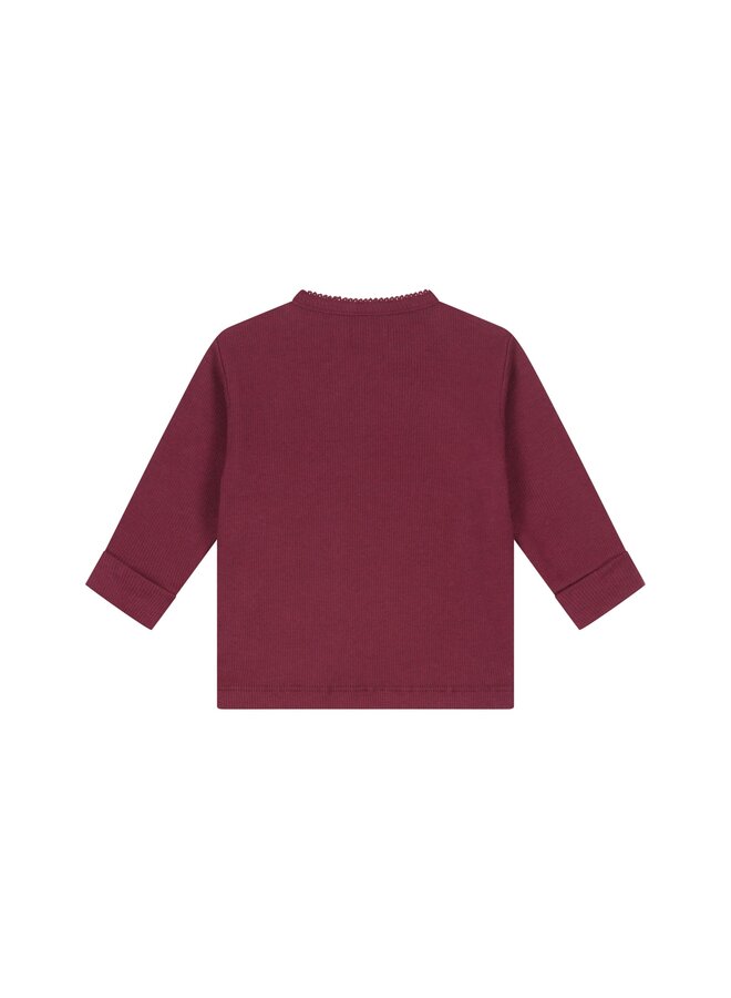 A Tiny Story - Baby t-shirt long sleeve - Dark red