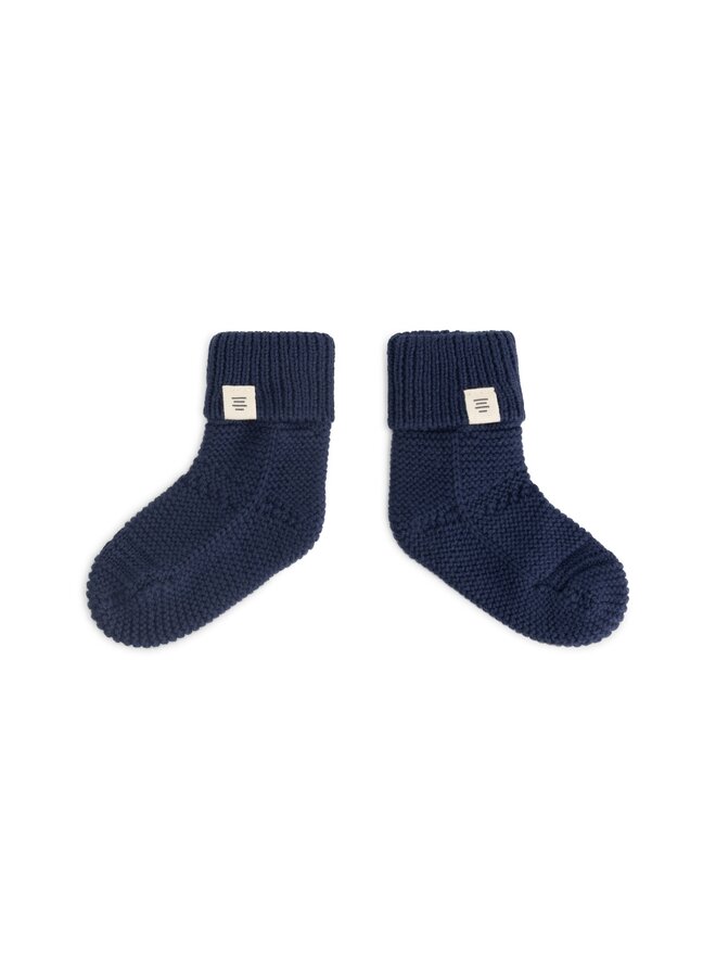 A Tiny Story - Baby slippers - Dark blue