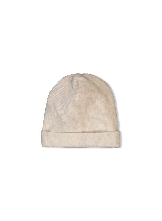 Mutsje velours rib - The cuddle company - Taupe melange
