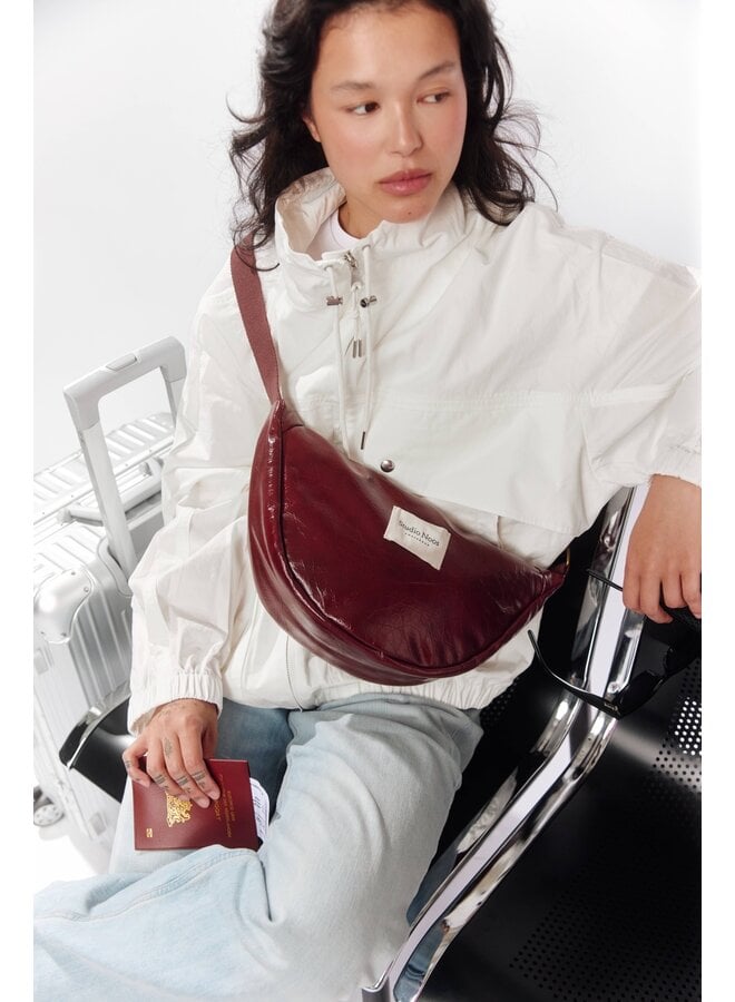 Studio Noos - Vegan leather adult fanny pack - Burgundy