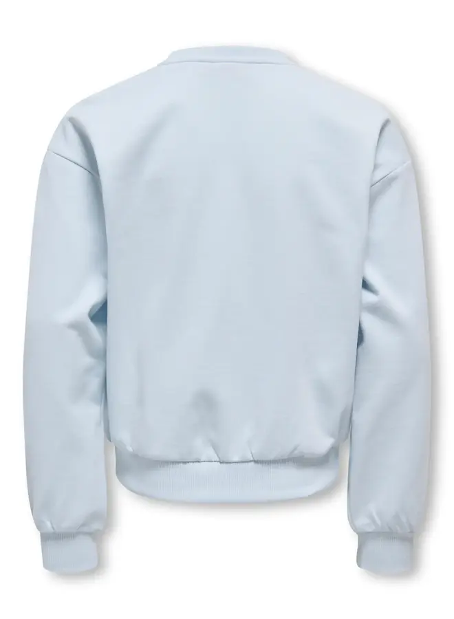 Kids Only - Naomi boxy printed sweater - Ballad blue/Iconic