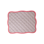 rice - Katoen placemat - Zacht framboosroze