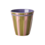 rice - Medium melamine beker - Stripe delight