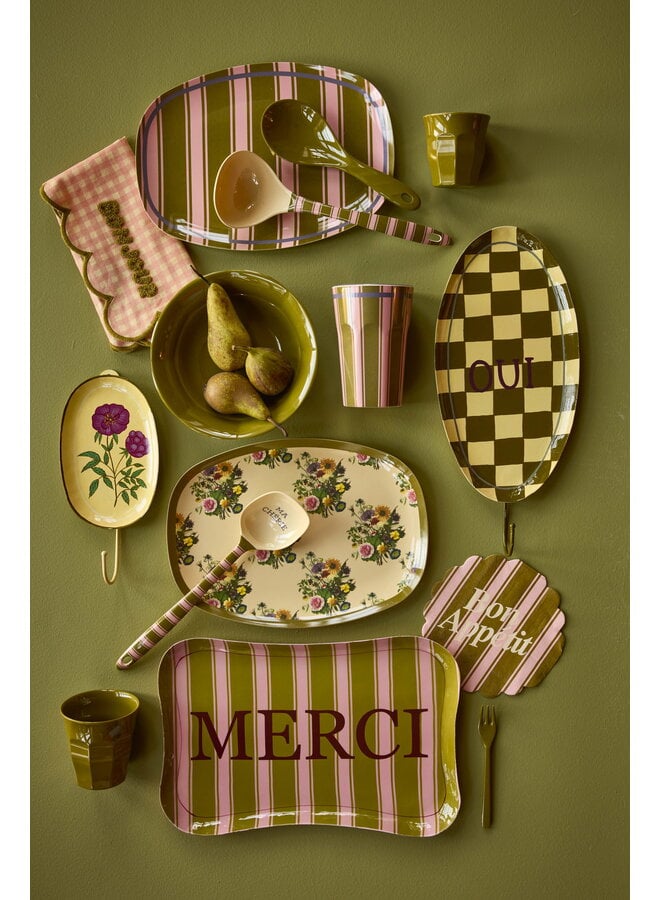 rice - Grote melamine beker - Stripe delight