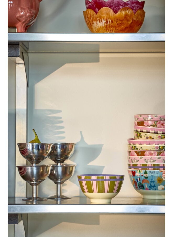 rice - Kleine melamine kom - Stripe delight