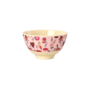 rice - Kleine melamine kom - Roze ABC print