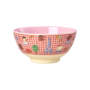 rice - Medium melamine kom - Rood Paris print