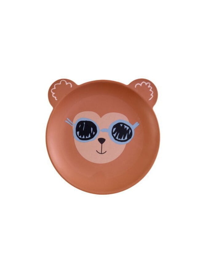 Klein kinderbord - Bruin aap