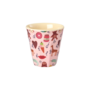 rice - Kleine melamine beker - Roze ABC print