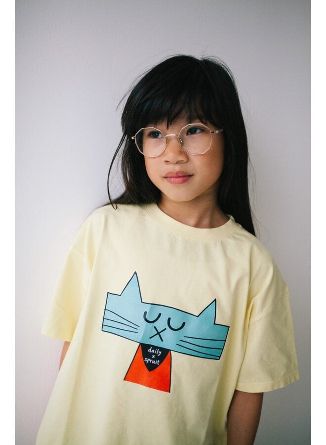 Daily Brat x Spruit - Purrfect whisker t-shirt