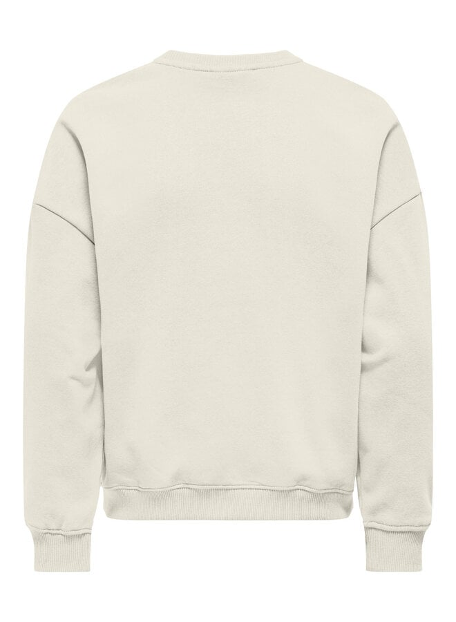 Kids Only - Bila print o-neck sweater - Tofu/Paws