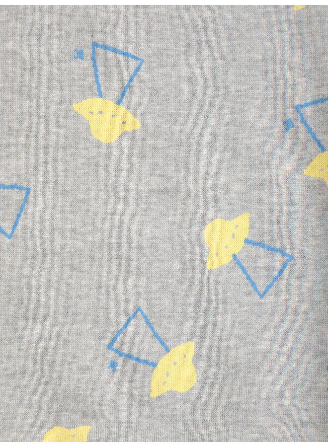 Bobo Choses - Pixel abduction all over sweatshirt - Light heather grey