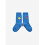 Bobo Choses - Mush monster long socks - Blue