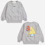 Bobo Choses - Mush monster duo sweatshirt - Light heather grey
