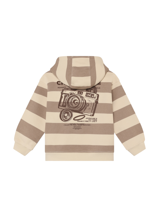 Daily7 - Oversized hoodie backprint - Plaza taupe