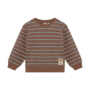 Daily7 - Oversized sweater striped - Almond brown