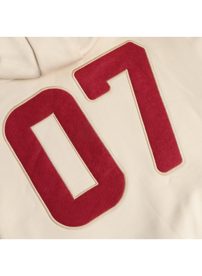 Daily7 - Oversized hoodie badges - Sandshell