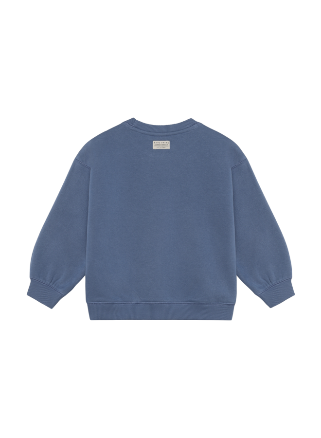 Daily7 - Oversized sweater artwork - Ash blue