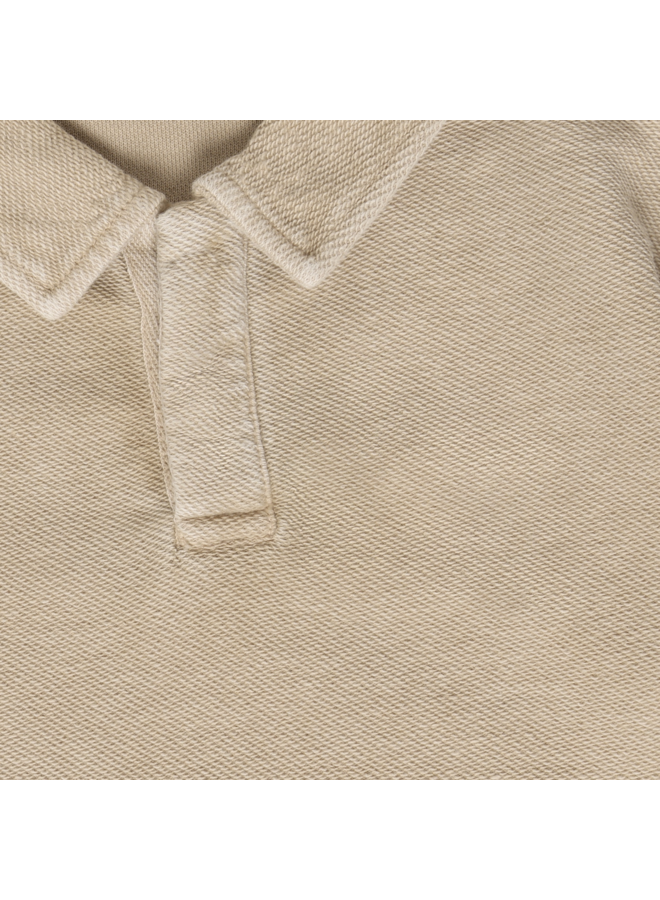 Daily7 - T-shirt longsleeve collar - Ginger root