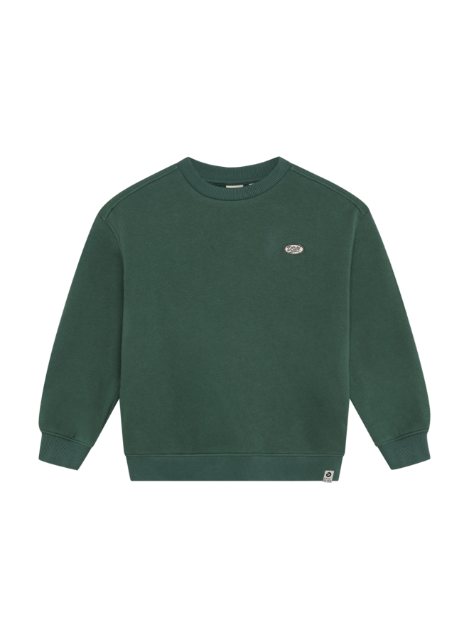 Oversized sweater basic - Jungle green