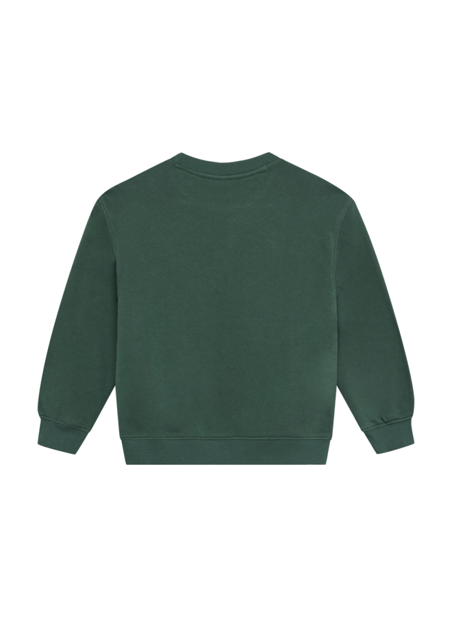 Daily7 - Oversized sweater basic - Jungle green