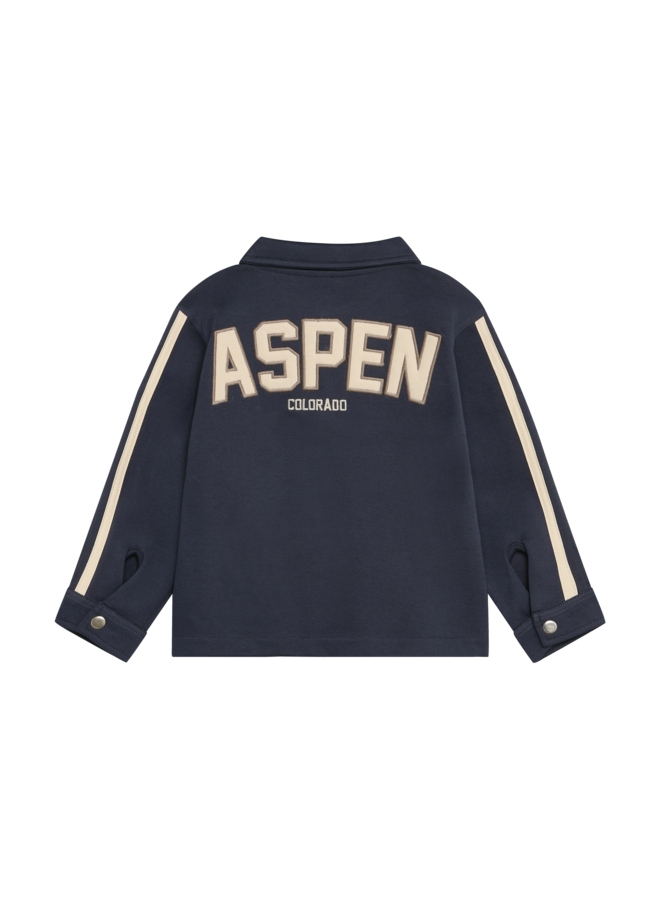 Daily7 - Shirt jacket backprint - Odyssey gray