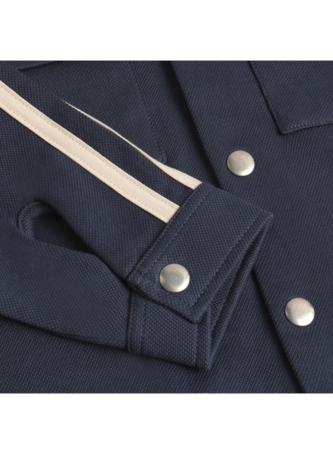 Daily7 - Shirt jacket backprint - Odyssey gray
