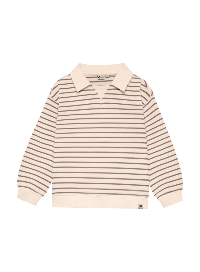 Oversized sweater collar - Sandshell