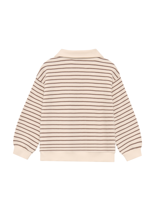 Daily7 - Oversized sweater collar - Sandshell