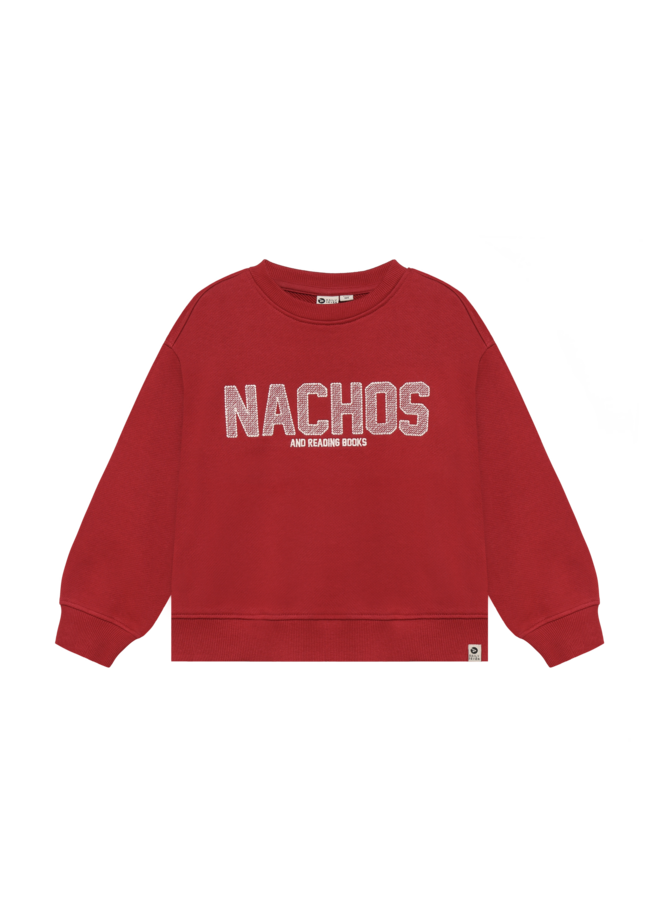 Oversized sweater artwork - Rythmic red