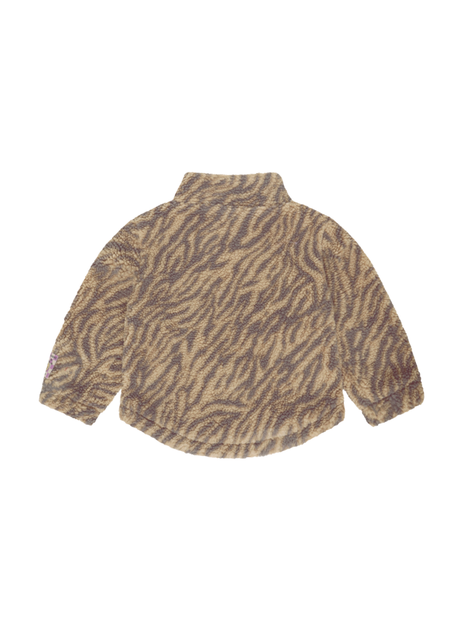 Daily7 - Teddy jacket leopard - Ginger root