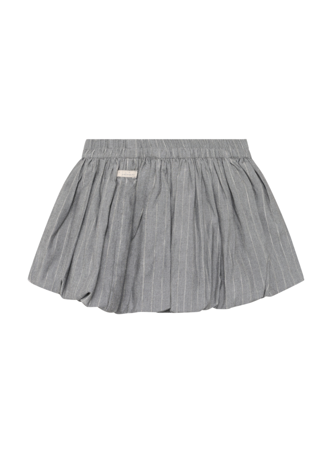 Skirt pinstripe - Mid grey melange