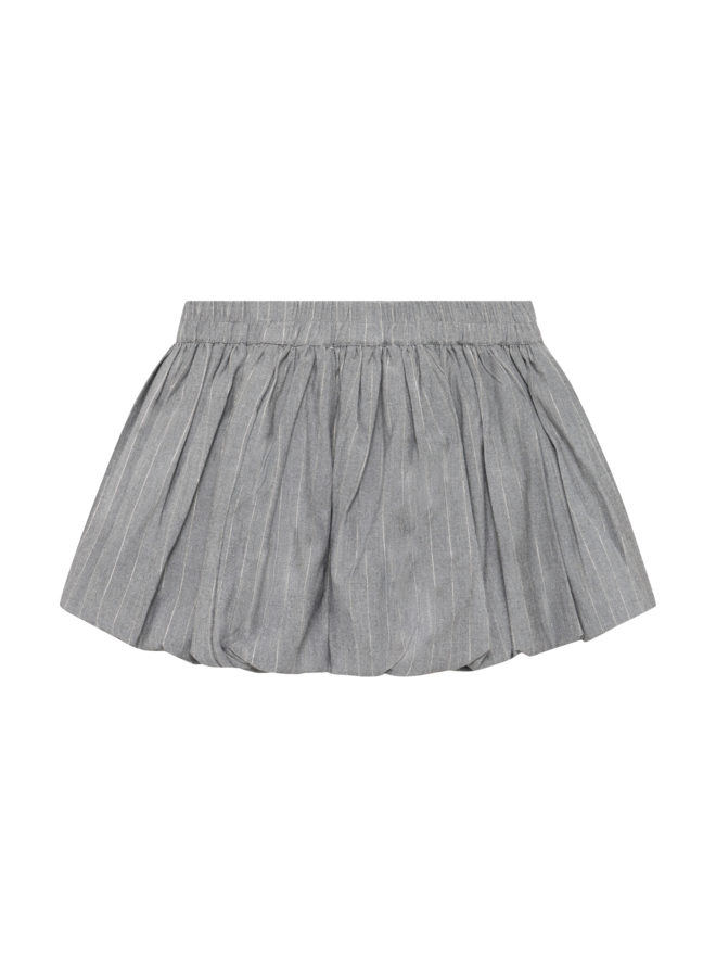 Daily7 - Skirt pinstripe - Mid grey melange