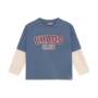 Daily7 - T-shirt longsleeve over sleeve - Ash blue