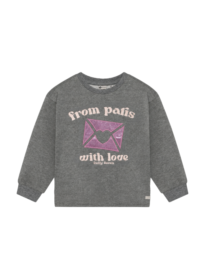 Sweater artwork - Mid grey melange